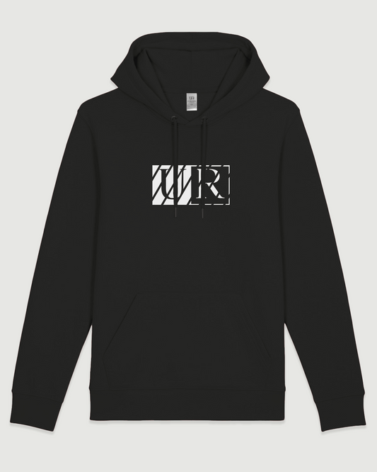 ULTIMA ROSA STRIPPED GRAPHIC HOODIE